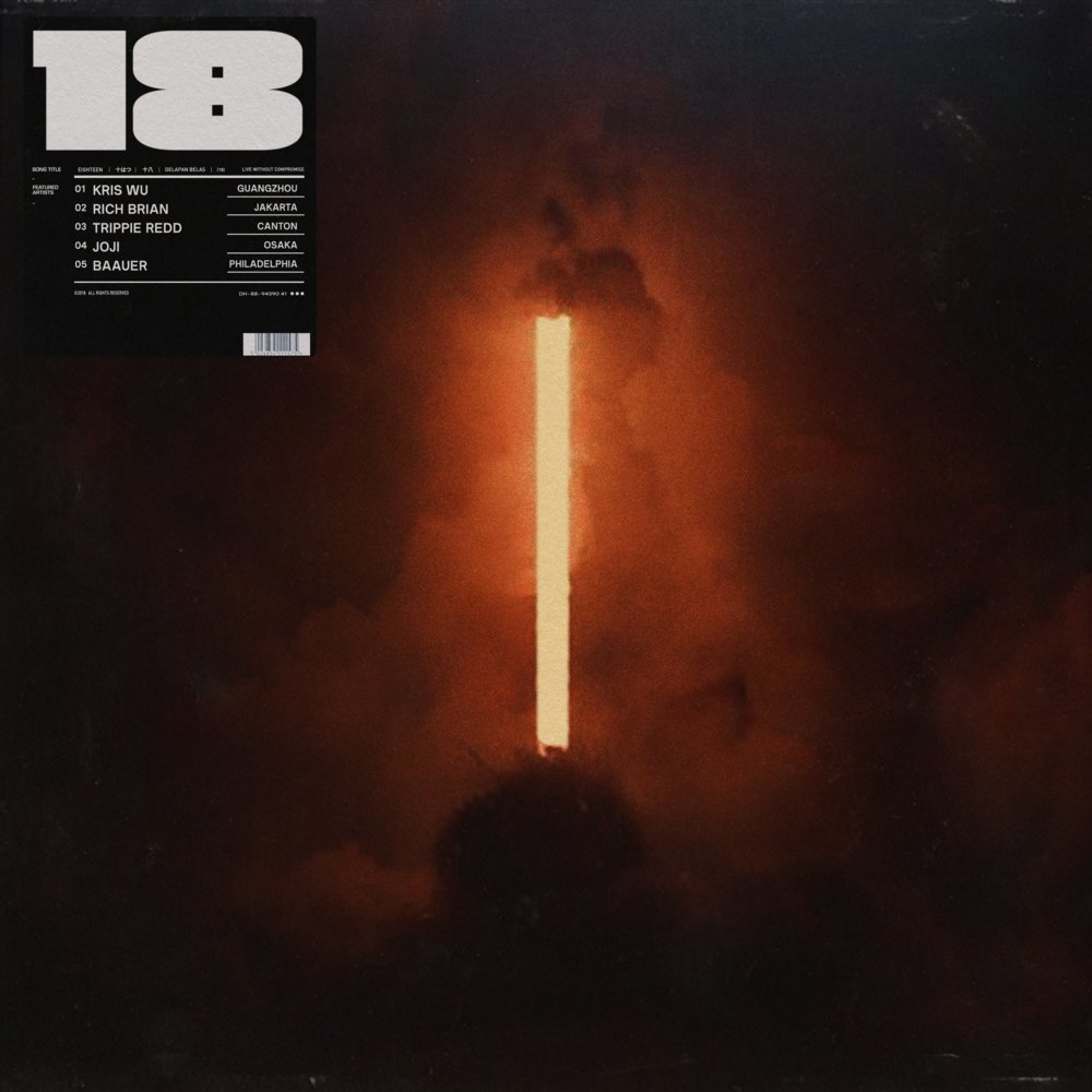 Kris Wu, Rich Brian, Joji, Trippie Redd & Baauer - 18