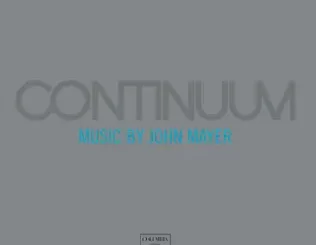 Continuum John Mayer